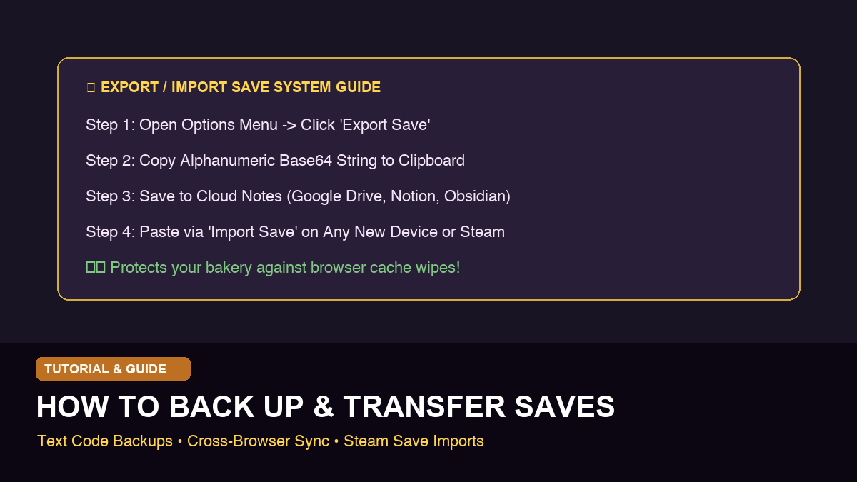 How to Export, Import, and Back Up Your Cookie Clicker Save Safely