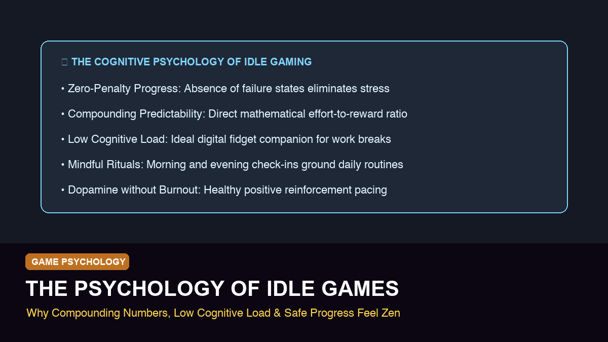 The Psychology of Idle Games: Why Compounding Progress Feels Zen